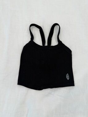 FP Movement by Free People Black Ribbed Tank Top